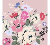 Cath Kidston Clifton Rose Glass Splashback - Pink [Various Sizes] (Pink, Sample 100x100mm)