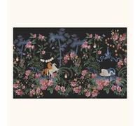 Cath Kidston Colourful Life Night Fixed Size Mural One size Black
