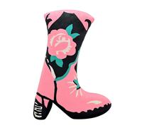Pet Brands Cath Kidston Plush Squeaky Dog Toy, Cowgirl Boot Soft Cuddly Puppy Toy for Interactive Enrichment Play - 19 x 29 cm