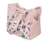 Cath Kidston Dog Purse Carrier - Travel Handbag for Small Dogs Up to 10KG with 4 Pockets, Internal Safety Clip & Durable Shoulder Straps, Canvas Pet Carrier, Cowgirl Print | 24 x 35 x 32 cm