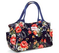 Cath Kidston Day Bag Kentish Rose in Navy Blue Oilcloth