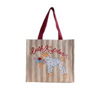 Cath Kidston Dog Stripes Tote - Green - One Size - Green