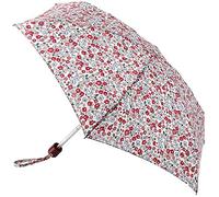 Cath Kidston Dulwich Ditsy Tiny Flat Folding Umbrella Handbag Size With Matching Cover