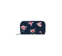 Cath Kidston Dusk Floral Spaced Zip Wallet in Navy, L