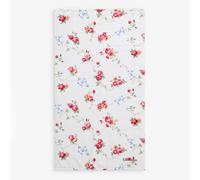 Cath Kidston Floral Rose & Bows Velour Printed Bath Towel in White Cath Kidston White