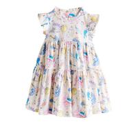 Cath Kidston Girl's Animals Jersey Dress in Cream | Size: 3-6 m Cath Kidston Cream 3-6 m