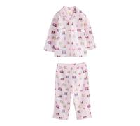 Cath Kidston Girl's Button-Down Pyjama Set in Pink | Size: 18-24 m Cath Kidston Pink 18-24 m