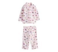 Cath Kidston Girls Button-Down Pyjama Set - Pink - 9-12 Months - Pink - 100% Cotton