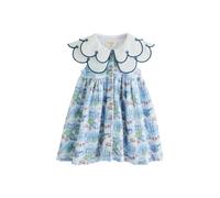 Cath Kidston Girls Collared Dress - Blue - 3-4 Years - Blue - 100% Cotton
