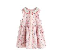 Cath Kidston Girls Hearts & Flowers Collared Dress - Pink - 12-18 Months - Pink - 100% Cotton