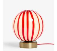 Cath Kidston Glass Marble Table Lamp - Red/white