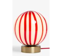 Cath Kidston Glass Marble Table Lamp - Red/white Multi One Size