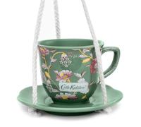 Cath Kidston Green Floral Teacup Feeder - Single