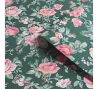 Cath Kidston Green Garden Rose Smooth Wallpaper