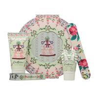 Cath Kidston Manicure Set with Hand Cream 30ml, Cuticle Cream 15ml, Emery Board and Nail Clippers in Tin, Travel Size Hand Care Essentials, Beauty Gift For Her, Cruelty Free and Vegan Friendly
