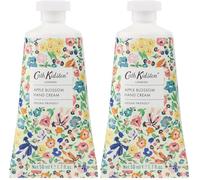 Cath Kidston Hand Cream 50ml, Shea Butter and Vitamin E, Hand Moisturiser, Orchard Apple and Elderflower Fragrance, Pocket and Travel Size, Vegan and Cruetly Free, Beauty Gift for Her (Pack of 2)