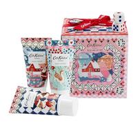Cath Kidston Hand Cream, Body Wash, Body Lotion 3x 30ml, 2 Dice, Moisturiser, Shea Butter, Vitamin E, Festive Fragrance, Travel Size, Vegan and Cruelty Free, Beauty Gift, Christmas Stocking Filler