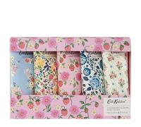 Cath Kidston Hand Cream Gift Set, 5 x 30ml, Shea Butter Moisturiser with Vitamin E, Vegan and Cruelty Friendly, Fits in Pocket and Handbag, Gift for Her, Beauty Self-Care, Strawberry and Cream Scent