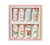 Cath Kidston Hand Cream Gift Sets For Women Luxury moisturiser Vegan Shea Butter 8 x 30ml in 2 Colours - Pink Border