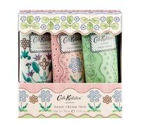 Cath Kidston Hand Cream Trio Gift Set, Travel Size 3x 30ml, Shea Butter Moisturiser, Vitamin E, Vegan and Cruelty Friendly, Fits in Pocket and Handbag, Gift For Her, Beauty Self-Care