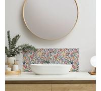 Cath Kidston Harmony Ditsy Glass Splashback (600X250mm)