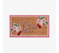 Cath Kidston Home Sweet Home Slogan Doormat - Brown