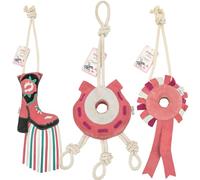 Cath Kidston Horse Stable Toy Set, Complete Stable Enrichment Kit for Box Rest, Reduced Turnout & Everyday Stable Life, Interactive Hanging Horse Toys - Cowgirl Collection