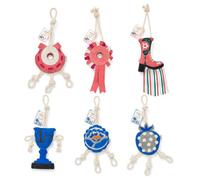 Cath Kidston Horse Stable Toy Set, Pack of 6 Complete Stable Enrichment Kit for Box Rest, Reduced Turnout & Everyday Stable Life, Interactive Hanging Horse Toys