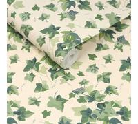 Cath Kidston Ivy Sky Green Leaves Wallpaper
