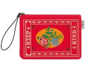 Cath Kidston Keep Kind Rose Red Wristlet Pouch