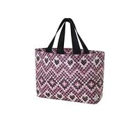Cath Kidston Large Woven Straw Purple Tote Bag