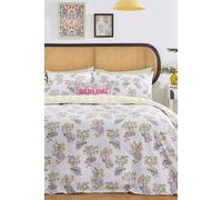Cath Kidston Lemon Trees Floral Duvet Cover Set In White White Single