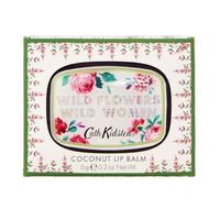 Cath Kidston Lip Balm Mirror Compact 6g in Display Tray, Shea Butter, Travel Size, Birthday and Beauty Gift For Her, Cruelty Free and Vegan Friendly, Wild Flowers Wild Women Collection