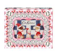 Cath Kidston Lip Balm 6g With Compact Mirror in Display Tray, Shea Butter, Vanilla Eggnog, Pocket and Travel Size, Vegan and Cruelty Free, Beauty Gift For Her