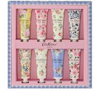 Cath Kidston London Hand Care Set - 8 x 30ml Vegan Hand Creams with Fruity Floral Scents, Enriched with Green Tea, Shea Butter & Vitamin E - 50% Recycled Tubes & FSC Certified Packaging