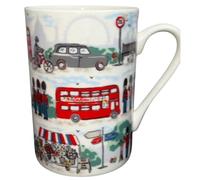 Cath Kidston London Transport Red Bus Black Cab Stanley Mug