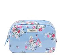 Cath Kidston Medium Cosmetic Bag, Toiletry or Makeup Organiser for Beauty Essentials, Zip Closure, Travel Size, Vegan and Cruelty Friendly, Gift for Her, Clifton Rose Print, L14 x W9 x H 11cm