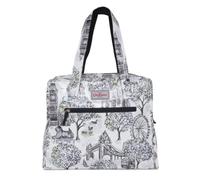 Cath Kidston Mono Oilcloth London Toile Large Pandora Tote Bag Handbag