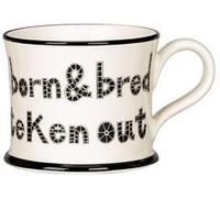 Cath Kidston Moorland Pottery Yorkshire Born & Bred Mug, Ceramic, Mug, 11 Oz