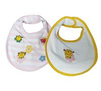 Cath Kidston Mr Men and Little Miss 2 pack of round Cotton Dribble Feeding Bibs