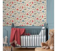 Cath Kidston Mushrooms Multi Wallpaper