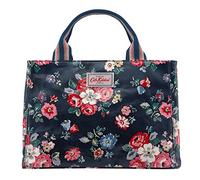 Cath Kidston Navy Forest Bunch Oilcloth Mini Open Tote Bag Handbag