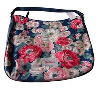 Cath Kidston Navy Rose Bloom Coated Cotton Handbag Bag