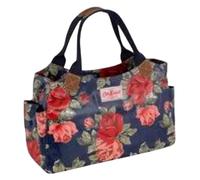 Cath Kidston Oilcloth Navy Rose Bloom Handbag Grab Bag