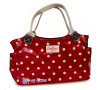 Cath Kidston Oilcloth Red Button Spot Grab Bag Handbag