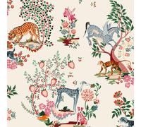 Cath Kidston Painted Kingdom Wallpaper - Natural