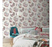 Cath Kidston Painted Kingdom Wallpaper Cream