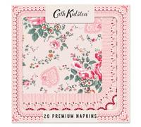 Cath Kidston Pink Rose Floral Paper Napkins - 20 Pack Party Serviettes
