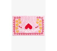 Cath Kidston Pink Twinkle Toes Slogan Bath Mat | Size: 100 cm diameter Cath Kidston Pink 100 cm diameter