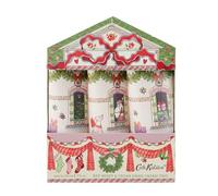 Cath Kidston Pocket Hand Cream Trio 3 x 30 ml, Red Berry and Cedar, Travel Size and Vegan Friendly, Beauty Gift For Her, Christmas Décor and Stocking Filler, A Doll’s House Collection